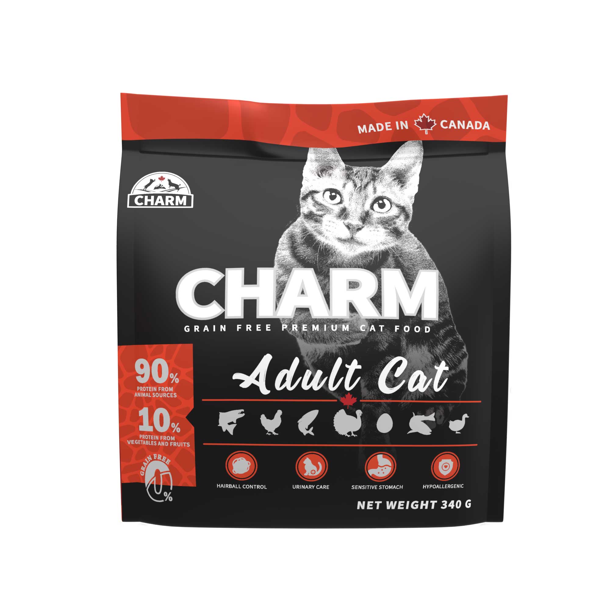 チャームキャットフード　アダルトキャット340g